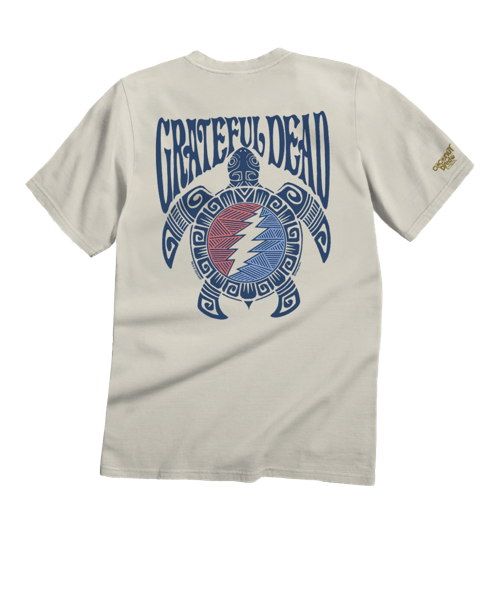 Grateful Dead Tribal Turtle - Coconut Dyed Short Sleeve Crewneck T-Shirt