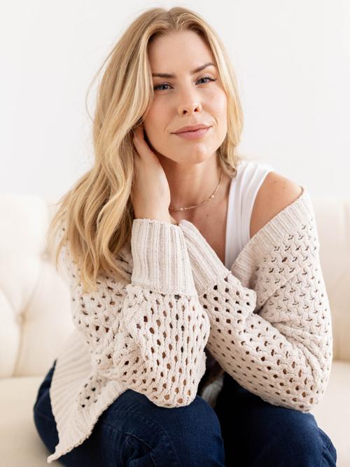 Long Sleeve Crochet Cardigan