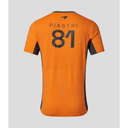 McLaren F1 Men's Oscar Piastri Team Replica Set Up T-Shirt - Papaya/Phantom