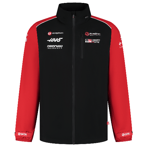 Haas Racing F1 2025 Team Rain Jacket - Black
