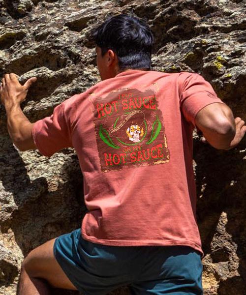 I Put Hot Sauce - Chile Dyed Short Sleeve Crewneck T-Shirt