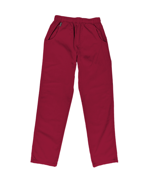 Beet Red Twill Pants