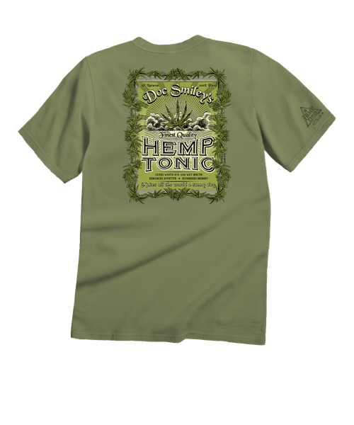 Doc Smileys - Hemp Dyed Short Sleeve Crewneck T-Shirt