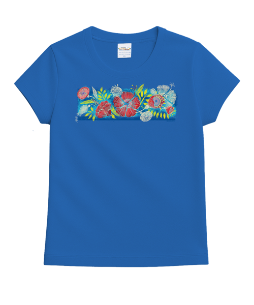 Wallflower - Blue Hawaii Dyed Short Sleeve Crewneck T-Shirt