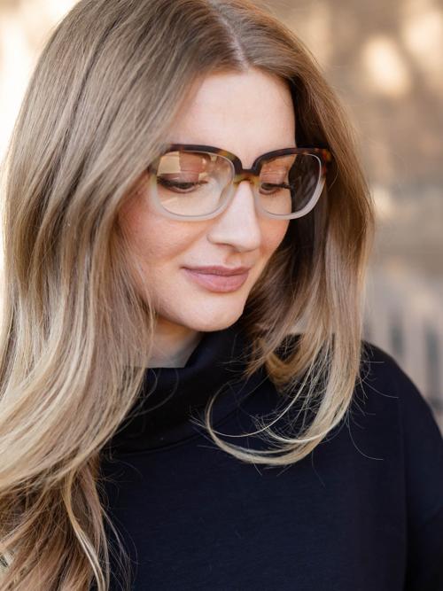 Peepers Athens Blue Light Reading Glasses - Tortoise/Blush