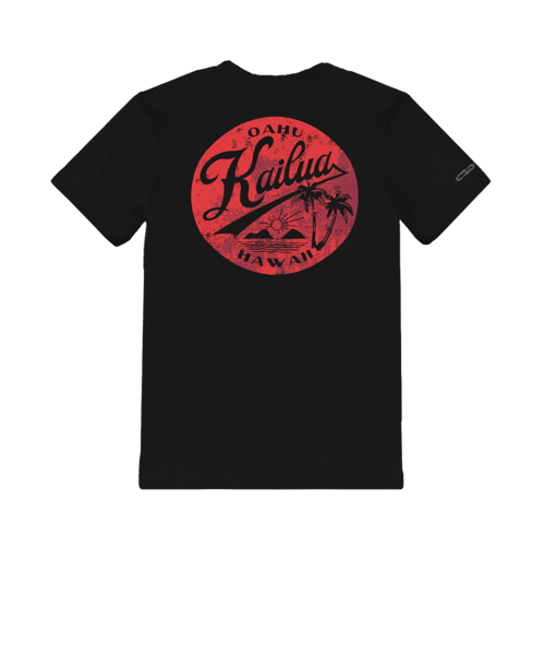 Around Kailua - Black Short Sleeve Crewneck T-Shirt