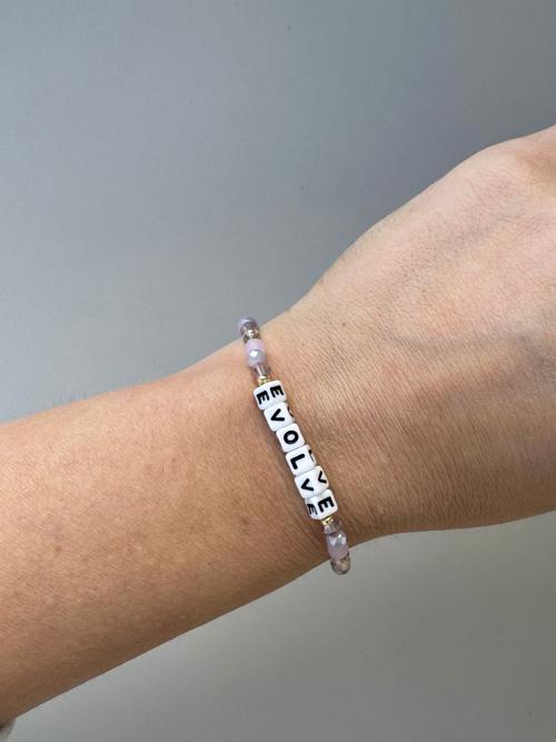 Little Words Project Evolve Bracelet - Lavender Breeze
