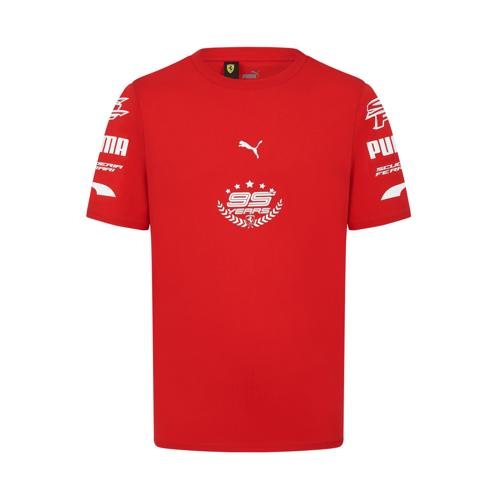 Scuderia Ferrari F1 Men's "95 Years" T-Shirt - Black/Red