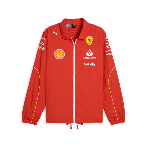 Scuderia Ferrari F1 2024 Team Coach Jacket - Red