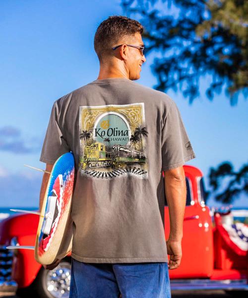 Koolina Train - Crater Dyed® Short Sleeve Crewneck T-Shirt