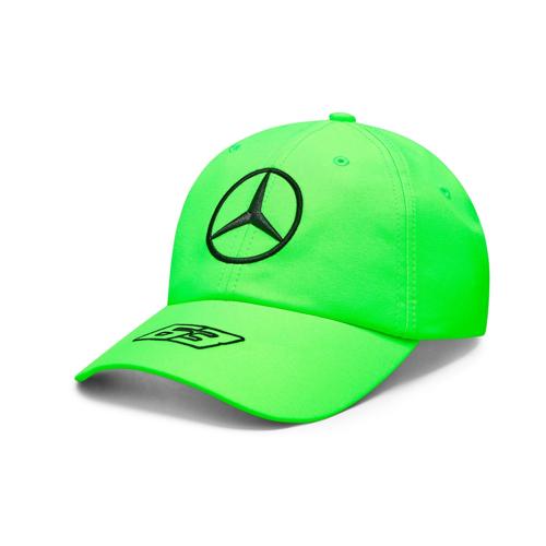 Mercedes AMG Petronas F1 George Russell Special Edition Kids British GP Dad Baseball Hat - Youth Green