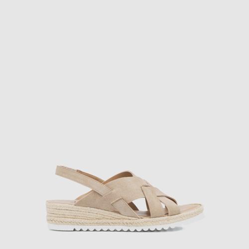 Aquatalia Women's Jayne Waterproof Suede Sandal Navy Size 9.5M