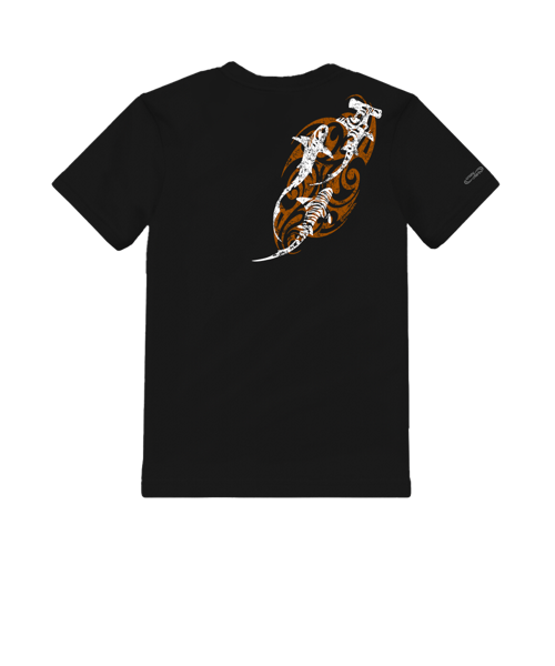 Tribal Hammer Thresher Ti - Black Short Sleeve Crewneck T-Shirt