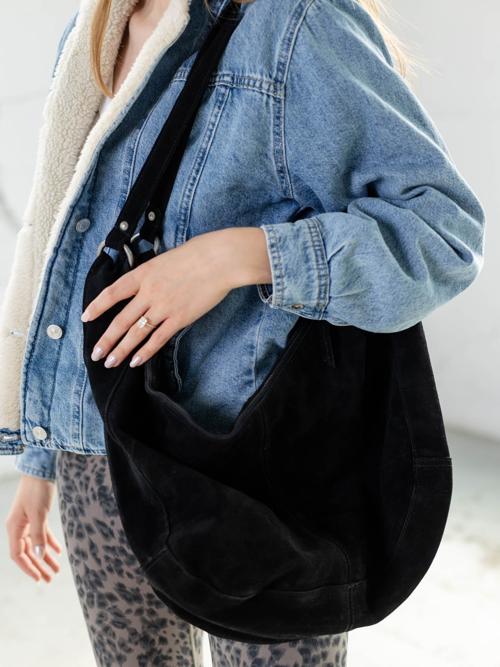 Free People Roma Suede Tote