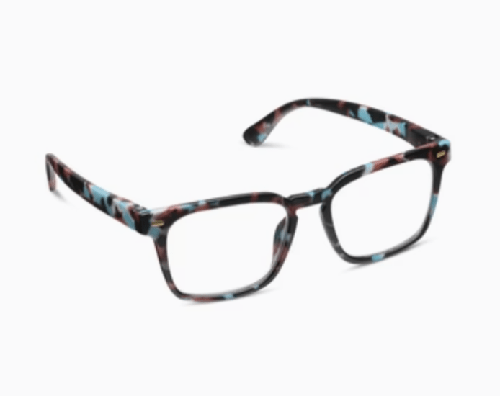 Peepers Jude Blue Light Reading Glasses - Charcoal Horn