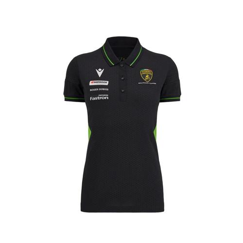 Automobili Lamborghini Squadra Corse Women's Team Polo Shirt - Black