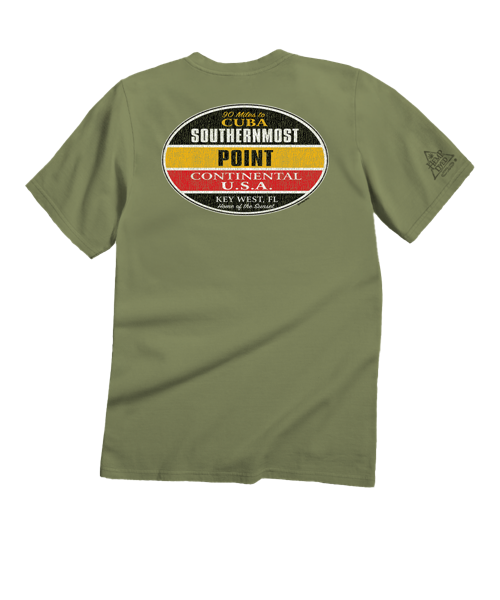 Key West To Cuba - Hemp Dyed Short Sleeve Crewneck T-Shirt