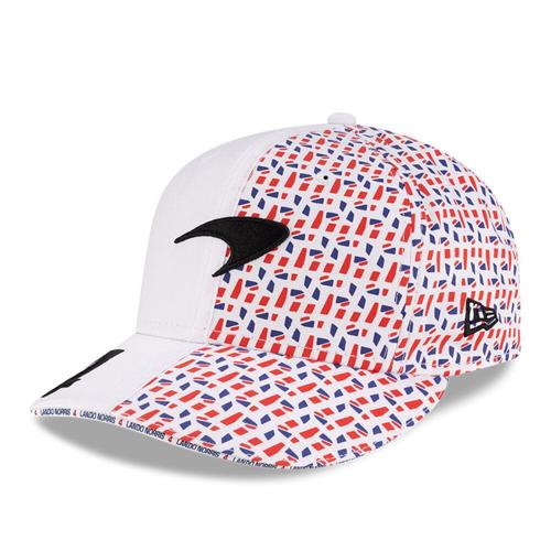 McLaren Racing F1 New Era 9Fifty Special Edition Silverstone GP Lando Norris Hat - White
