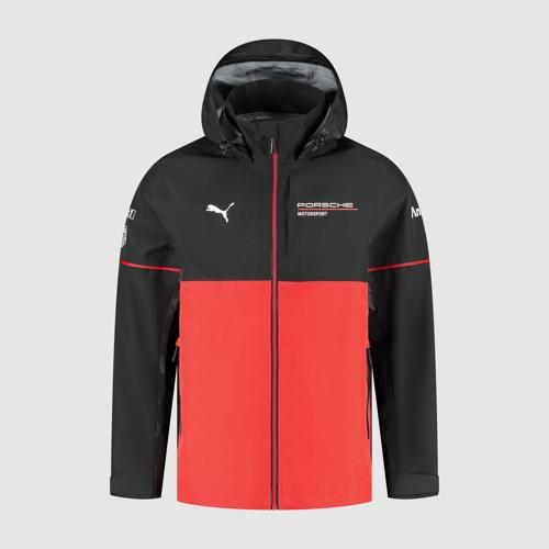 Porsche Motorsport Team Rain Jacket - Black