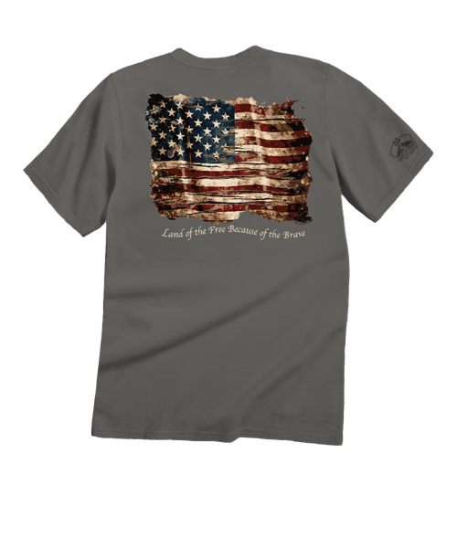 Vintage Flag - Crater Dyed® Short Sleeve Crewneck T-Shirt