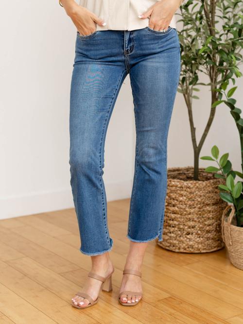 VERVET Marine Mid Rise Super Soft Crop Flare