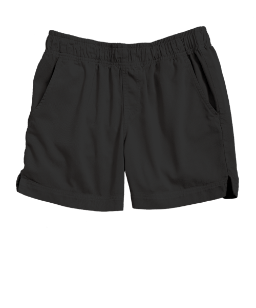 Black Shoreline Twill Shorts