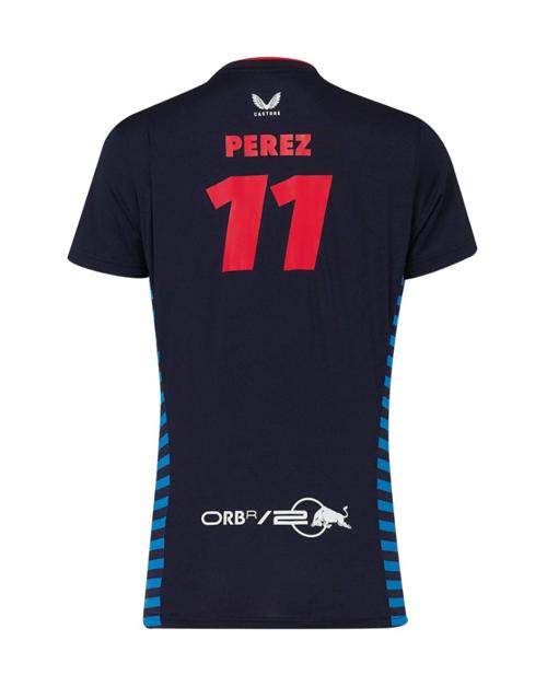 Red Bull Racing F1 Women's 2024 Sergio "Checo" Perez Team T-Shirt- Navy
