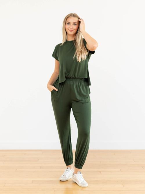 Elan Short Sleeve T-Shirt Jumpsuit