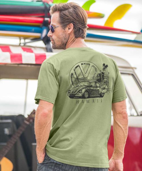Volkswagen Sketch - Hemp Dyed Short Sleeve Crewneck T-Shirt