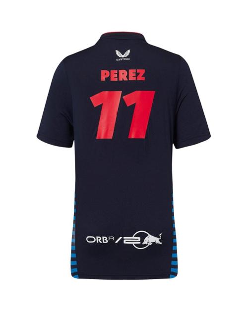 Red Bull Racing F1 Kid's 2024 Sergio "Checo" Perez Team T-Shirt- Youth Navy