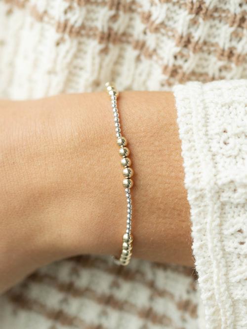 enewton Classic Blissful Pattern 2mm Bead Bracelet
