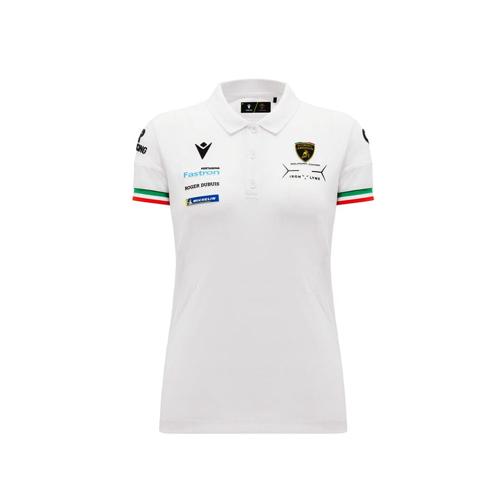 Automobili Lamborghini SC63 Hypercar Women's Team Polo Shirt - Black/White