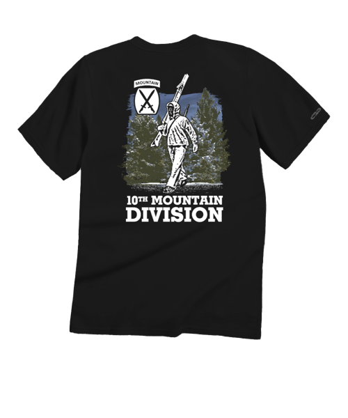 Ski Trooper - Black Short Sleeve Crewneck T-Shirt