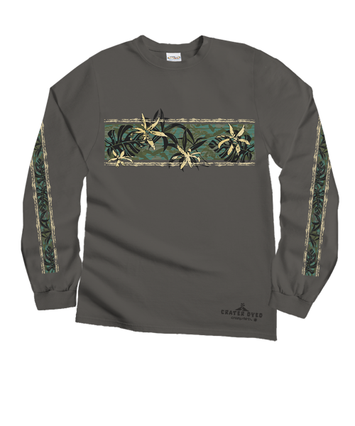 Piko Band - Crater Dyed® Long Sleeve Crewneck T-Shirt
