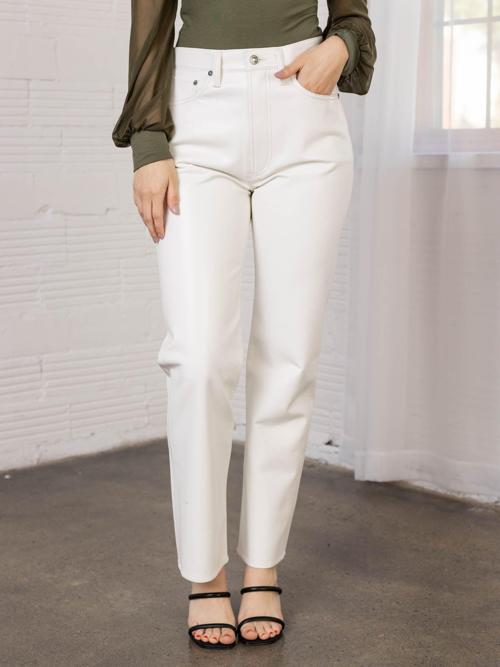AGOLDE Lace Recycled Leather 90s Pinch Waist