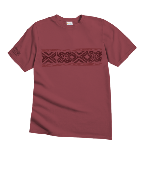 Tapa Band - Paradise Red Dyed Short Sleeve Crewneck T-Shirt
