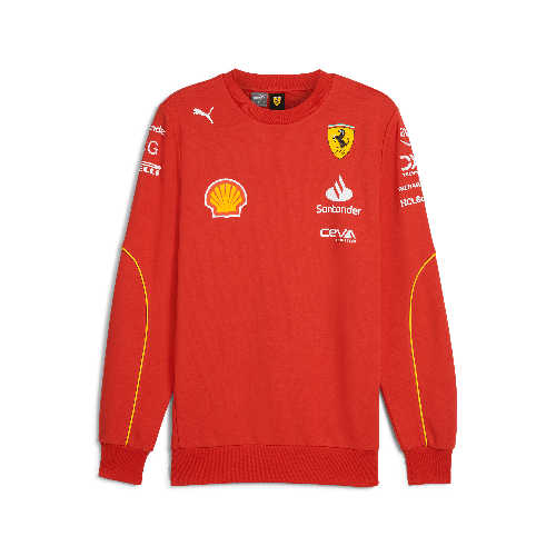Scuderia Ferrari F1 2024 Team Crew Neck Sweater - Red