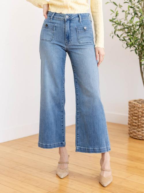 KUT Assertive Meg Patch Pocket Wide Leg
