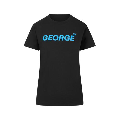 Mercedes AMG Petronas F1 Women's George Russell T-Shirt - Black