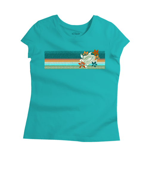 Retro Honu Puas - Ocean Short Sleeve Pima T-Shirt