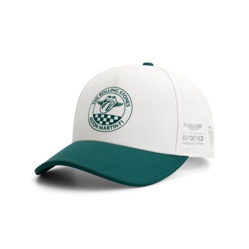 Aston Martin F1 Special Edition Rolling Stones Hat - White