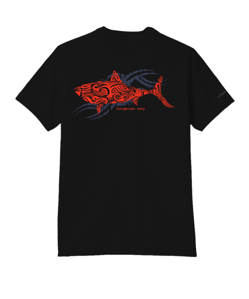 Red Shark - Jet Black Short Sleeve Pima T-Shirt