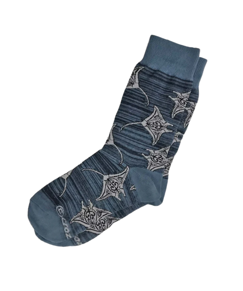 Cruzing Manta Mano - Graphic Cotton Crew Socks