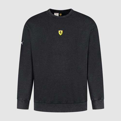 Scuderia Ferrari F1 Driver Crew Sweatshirt - Black/Gray