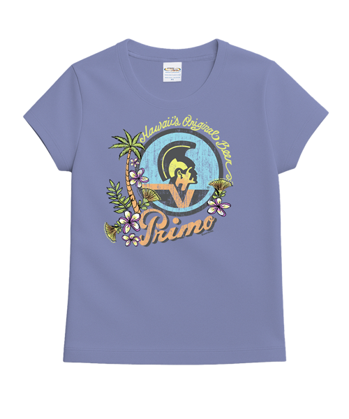 Pabst Primo Girl - Lavender Dyed Short Sleeve Crewneck T-Shirt