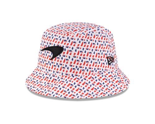 McLaren Racing F1 New Era Special Edition Silverstone GP Lando Norris Bucket Hat - White