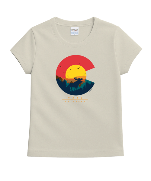 Colorado Moose - Coconut Dyed Short Sleeve Crewneck T-Shirt
