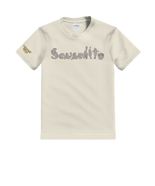 Sausalito Seals Sketch - Coconut Dyed Short Sleeve Crewneck T-Shirt