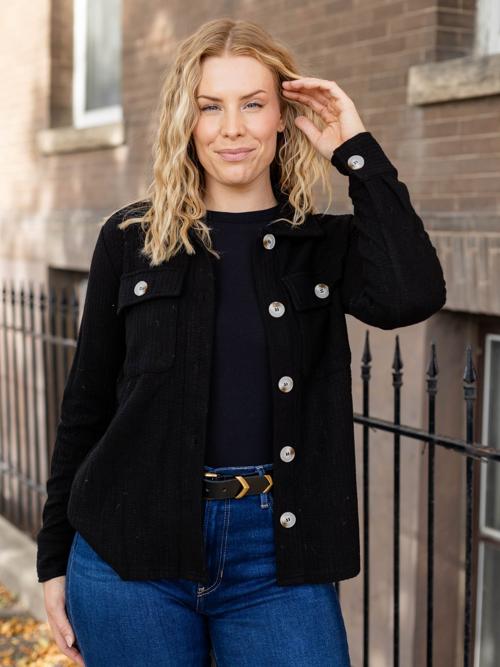 Mystree Classic Button Down Thermal Jacket