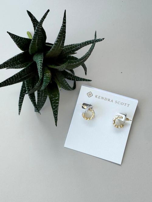 Kendra Scott Cailin Crystal Huggie Earring